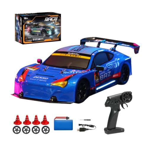 Joytopiaminds RC-Driftauto im Maßstab 1:16 mit Straßensperren, RTR 2,4G ferngesteuertes Auto mit proportionaler Drosselklappe und Lenkung, RC-Rennspielzeug für Erwachsene von Joytopiaminds