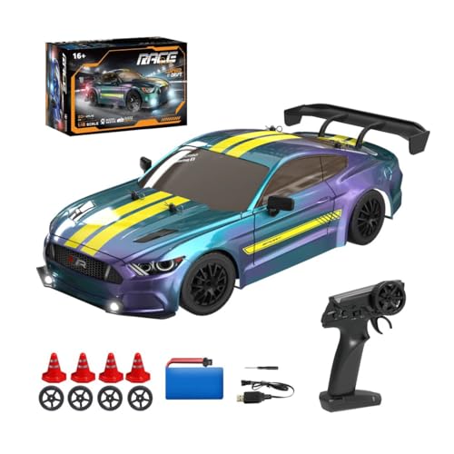 Joytopiaminds RC-Driftauto im Maßstab 1:16 mit Straßensperren, RTR 2,4G ferngesteuertes Auto mit proportionaler Drosselklappe und Lenkung, RC-Rennspielzeug für Erwachsene Joytopiaminds RC-Driftauto im Maßstab 1:16 mit Straßensperren, RTR 2,4G ferngesteuertes Auto mit proportionaler Drosselklappe und Lenkung, RC-Rennspielzeug für Erwachsene von Joytopiaminds