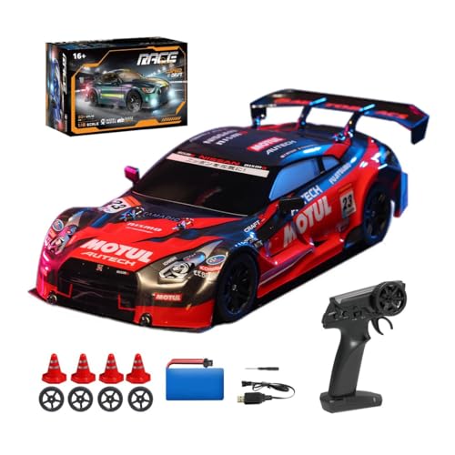 Joytopiaminds RC-Driftauto im Maßstab 1:16 mit Straßensperren, RTR 2,4G ferngesteuertes Auto mit proportionaler Drosselklappe und Lenkung, RC-Rennspielzeug für Erwachsene Joytopiaminds RC-Driftauto im Maßstab 1:16 mit Straßensperren, RTR 2,4G ferngesteuertes Auto mit proportionaler Drosselklappe und Lenkung, RC-Rennspielzeug für Erwachsene von Joytopiaminds