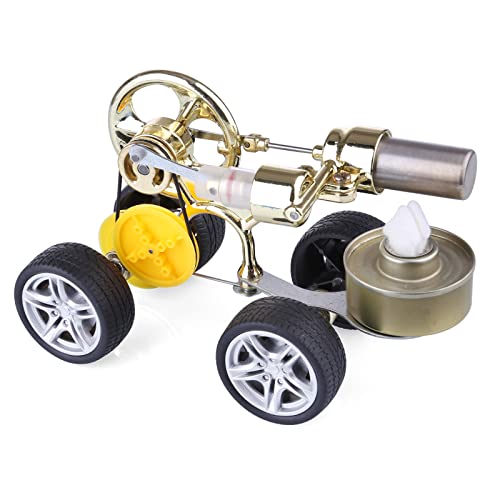 Joytopiaminds Stirlingmotor-Modellbausätze, Einzylinder-Auto mit Alkohol-Stirlingmotor für physikalische Experimente Joytopiaminds Stirlingmotor-Modellbausätze, Einzylinder-Auto mit Alkohol-Stirlingmotor für physikalische Experimente von Joytopiaminds