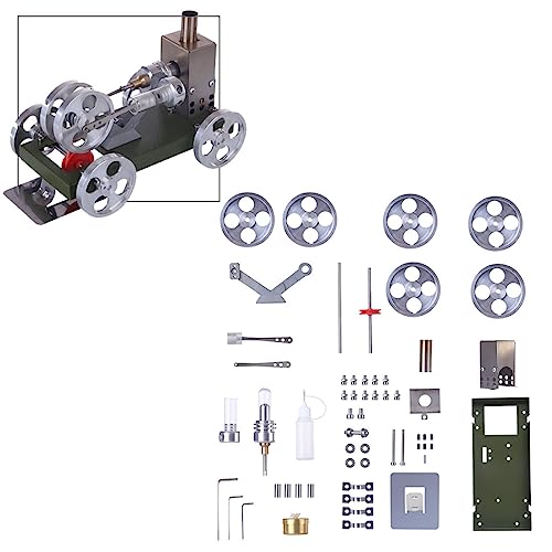 Joytopiaminds Stirlingmotor-Modellbausätze, Selbstbau eines alkoholbetriebenen Stirlingmotor-Automodells für physikalische Experimente Joytopiaminds Stirlingmotor-Modellbausätze, Selbstbau eines alkoholbetriebenen Stirlingmotor-Automodells für physikalische Experimente von Joytopiaminds