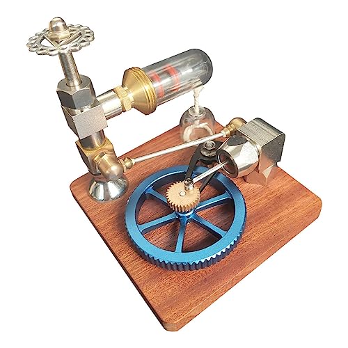 Joytopiaminds Stirlingmotor-Modellbausätze, alkoholbetriebener Stirlingmotor mit Einstellbarer Drehzahl und horizontalem Schwungrad für physikalische Experimente Joytopiaminds Stirlingmotor-Modellbausätze, alkoholbetriebener Stirlingmotor mit Einstellbarer Drehzahl und horizontalem Schwungrad für physikalische Experimente von Joytopiaminds
