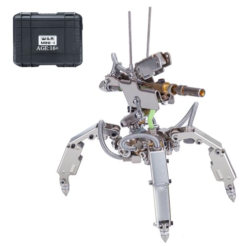 MINI-1 3D-Metallpuzzle für Erwachsene, 200-teiliger 3D-DIY-Mech-Roboter-Modellbausatz mit Gelenken, kreatives Kunstobjekt für Zuhause und Büro MINI-1 3D-Metallpuzzle für Erwachsene, 200-teiliger 3D-DIY-Mech-Roboter-Modellbausatz mit Gelenken, kreatives Kunstobjekt für Zuhause und Büro von Joytopiaminds