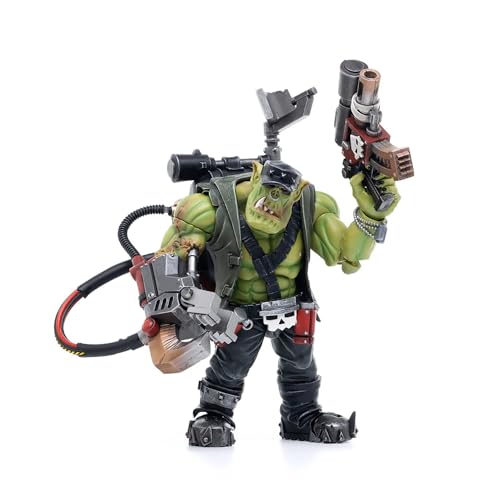 Bloomage Joytoy Tech - Joytoy Warhammer 40,000 - Ork Kommandos Nob Nazbog 1/18 Action Figure (Net), Black von JoyToy