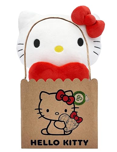 Hello Kitty mit Herz ECO-Plüsch 14x13x24 cm von Joytoy