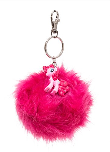 Joy Toy 95982 My Little Pony Pinkie Schlüsselanhänger mit Tasche und 3D Pie Figur, 7 cm Joy Toy 95982 My Little Pony Pinkie Schlüsselanhänger mit Tasche und 3D Pie Figur, 7 cm von Joytoy