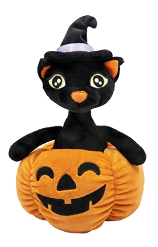 Joy Toy - Halloween Katze Plüsch 14x14x25 cm im Kürbis Joy Toy - Halloween Katze Plüsch 14x14x25 cm im Kürbis von Joytoy