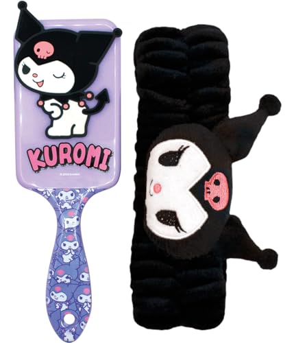 Joy Toy - Kuromi Set Bürste und Plüsch Haarband - in Geschenkpackung von Joytoy