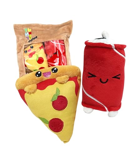 Joy Toy - Yummis Together Pizza und Cola - 2 Plüsch 15 cm in Take Away Plüsch Tasche 21x21 cm Joy Toy - Yummis Together Pizza und Cola - 2 Plüsch 15 cm in Take Away Plüsch Tasche 21x21 cm von Joytoy