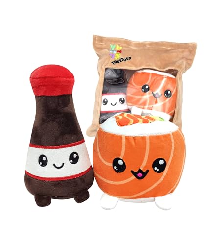 Joy Toy - Yummis Together Uramaki und SOYA - 2 Plüsch 15 cm in Take Away Plüsch Tasche 21x21 cm Joy Toy - Yummis Together Uramaki und SOYA - 2 Plüsch 15 cm in Take Away Plüsch Tasche 21x21 cm von Joytoy