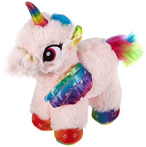 Joy ToyEinhorn Plüsch 20 cm im magischen Pailletentäschchen 13x25x20 cm von Joytoy