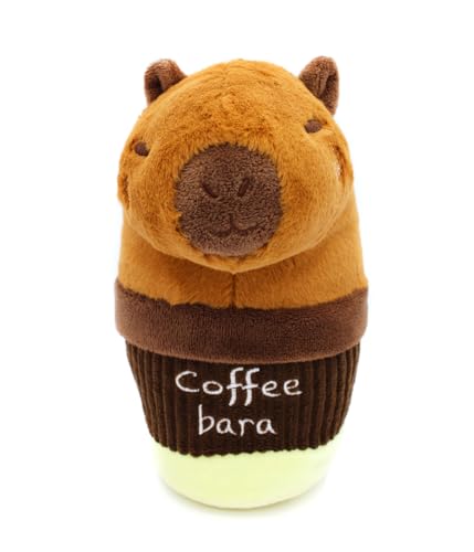 Joytoy - Hug-a-Capybara 24147 Capybara Coffeebara Plüsch 21 cm von Joytoy