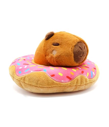 Joytoy - Hug-a-Capybara 24148 Capybara Donut Plüsch von Joytoy