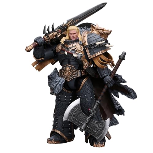 Joytoy Warhammer 40,000 1/18 Action Figure Space Wolves Leman Russ Primarch of The VIth Legion Collection Model Geburtstagsgeschenke von Joytoy