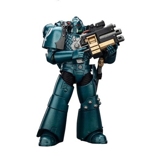 JOYTOY Warhammer 40,000 Warhammer The Horus Heresy 1/18 Action Figure Alpha Legion Headhunter with Banestrike Combi-Bolter and Power Dagger Collection Model Geburtstagsgeschenke von JOYTOY
