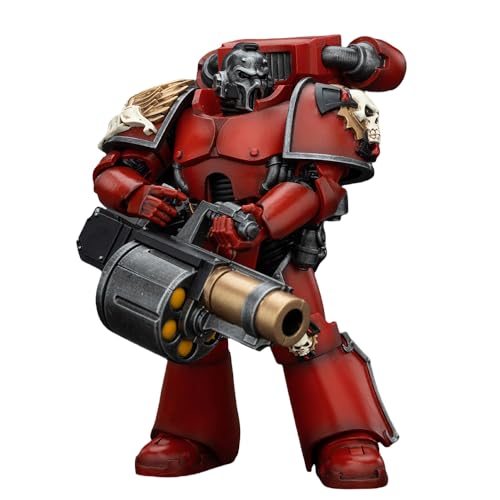 Joytoy Warhammer 40,000 Warhammer The Horus Heresy 1/18 Action Figure Blood Angels Angel's Tears Squad Erelim with Angel's Tears Grenade Launcher Model Geburtstagsgeschenke von Joytoy