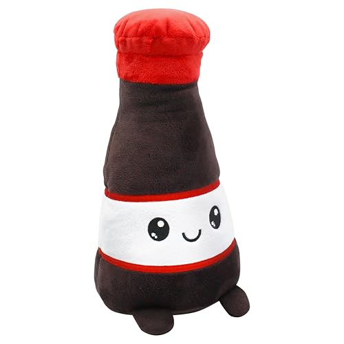 Joy Toy Plushi SOYA Soße Flasche kuschelweicher Plüsch 14x14x30 cm, Mehrbarbig von Joytoy