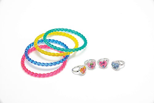 Trolls 65180 - Set mit 4 Armreifen und 4 Ringen 7 x 7 x 2.5 cm von Joytoy