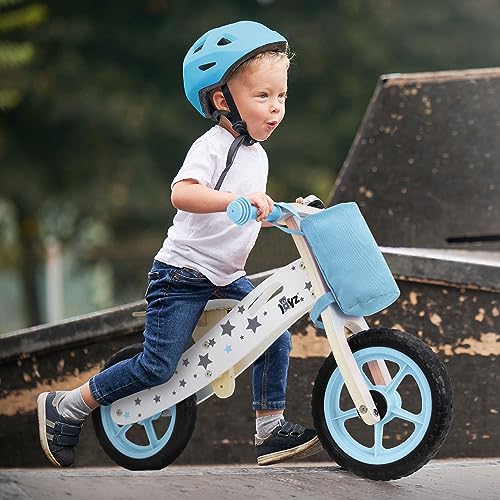 Joyz Laufrad aus Holz, Blau, Lauflernrad für Kinder ab 2 Jahren, Holzlaufrad mit verstellbarer Sitz, pannensicheren 11 Zoll-EVA-Räder, Kinderfahrrad Kinderlaufrad mit Stoffbeutel, Klingel & Tragegriff Joyz Laufrad aus Holz, Blau, Lauflernrad für Kinder ab 2 Jahren, Holzlaufrad mit verstellbarer Sitz, pannensicheren 11 Zoll-EVA-Räder, Kinderfahrrad Kinderlaufrad mit Stoffbeutel, Klingel & Tragegriff von Joyz