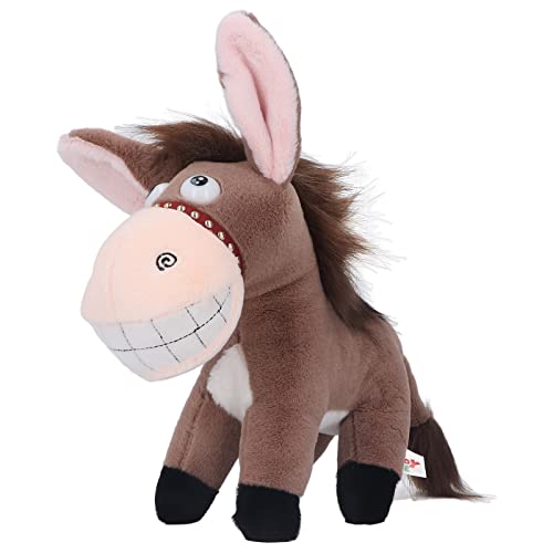 Joyzan Esel Gefüllte Tier Süß Weich Bequem Bequem Lebendige Eselplüsch Plüsch Esel Süßes Stof Mädchen Friends (Schwarzbraun) von Joyzan