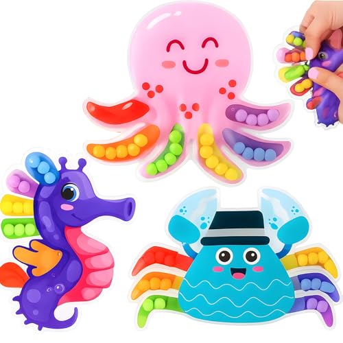 JrnSvp Sensorik Spielzeug,Anti Stress Spielzeug,3 Stück Niedlich Form Farbsortierspielzeug,Zählen Sortieren Farben Lernen ab 2 Jahre Fidget Toys Kinder Sensory Toys Reise Spielzeug JrnSvp Sensorik Spielzeug,Anti Stress Spielzeug,3 Stück Niedlich Form Farbsortierspielzeug,Zählen Sortieren Farben Lernen ab 2 Jahre Fidget Toys Kinder Sensory Toys Reise Spielzeug von JrnSvp