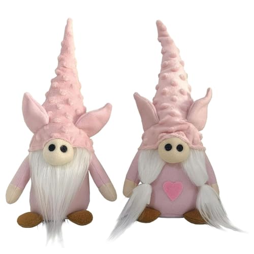 Jrpzcv GNOME-Plüschpuppen, Plüschschweinpuppe, Handgefertigte Dekoration, Gesichtslose Puppe, Rosa Zwergfigur, Heim-Desktop-Dekoration, Langlebig, Einfach zu Verwenden Jrpzcv GNOME-Plüschpuppen, Plüschschweinpuppe, Handgefertigte Dekoration, Gesichtslose Puppe, Rosa Zwergfigur, Heim-Desktop-Dekoration, Langlebig, Einfach zu Verwenden von Jrpzcv