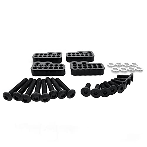 Jrpzcv Metallstoßdämpfer Fixed Code Mount für Axial Capra 1.9 UTB 1/10 RC Cars Kit, Schwarz Jrpzcv Metallstoßdämpfer Fixed Code Mount für Axial Capra 1.9 UTB 1/10 RC Cars Kit, Schwarz von Jrpzcv