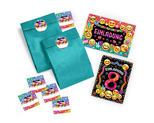 JuNa-Experten 12 Einladungskarten zum 8. Kindergeburtstag für Mädchen incl. 12 Umschläge, 12 Geschenktüten/türkis, 12 Aufkleber JuNa-Experten 12 Einladungskarten zum 8. Kindergeburtstag für Mädchen incl. 12 Umschläge, 12 Geschenktüten/türkis, 12 Aufkleber von JuNa-Experten