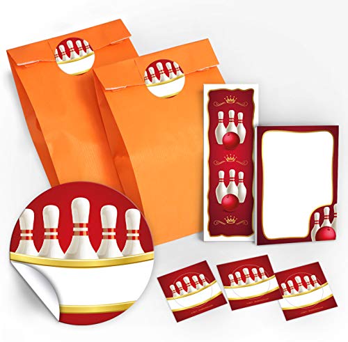 6 Lesezeichen + 6 Mini-Notizblöcke + 6 Geschenktüten/orange + 6 Aufkleber Bowling Mitgebsel Gastgeschenk beim Kindergeburtstag Mädchen Jungen 6 Lesezeichen + 6 Mini-Notizblöcke + 6 Geschenktüten/orange + 6 Aufkleber Bowling Mitgebsel Gastgeschenk beim Kindergeburtstag Mädchen Jungen von JuNa-Experten