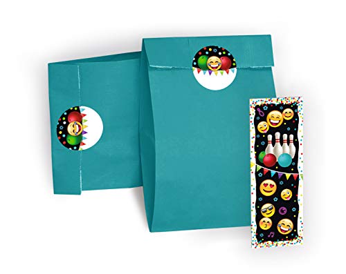 8 Lesezeichen + 8 Geschenktüten/blau + 8 Aufkleber Bowling für Mitgebsel Gastgeschenke beim Kindergeburtstag Mädchen Jungen 8 Lesezeichen + 8 Geschenktüten/blau + 8 Aufkleber Bowling für Mitgebsel Gastgeschenke beim Kindergeburtstag Mädchen Jungen von JuNa-Experten