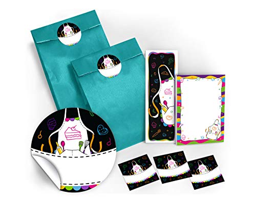 8 Lesezeichen + 8 Mini-Notizblöcke + 8 Geschenktüten/blau + 8 Aufkleber Back-Party Koch-Party Mitgebsel Gastgeschenk beim Kindergeburtstag Jungen Mädchen 8 Lesezeichen + 8 Mini-Notizblöcke + 8 Geschenktüten/blau + 8 Aufkleber Back-Party Koch-Party Mitgebsel Gastgeschenk beim Kindergeburtstag Jungen Mädchen von JuNa-Experten