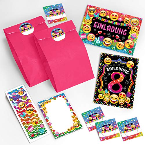 JuNa-Experten 12 Einladungskarten 8. Geburtstag Mädchen Einladung achte Kindergeburtstag Einladungen zum Geburtstag incl. 12 Umschläge, 12 Tüten/rosa, 12 Aufkleber, 12 Lesezeichen, 12 Notizblöcke JuNa-Experten 12 Einladungskarten 8. Geburtstag Mädchen Einladung achte Kindergeburtstag Einladungen zum Geburtstag incl. 12 Umschläge, 12 Tüten/rosa, 12 Aufkleber, 12 Lesezeichen, 12 Notizblöcke von JuNa-Experten