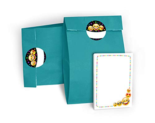 JuNa-Experten Mitgebsel Kindergeburtstag Set aus 12 Geschenktüten + 12 Aufkleber + 12 Mini-Blöcke/Party-Tüten Gastgeschenke Kinder Mädchen Jungen Jungs Notizblock JuNa-Experten Mitgebsel Kindergeburtstag Set aus 12 Geschenktüten + 12 Aufkleber + 12 Mini-Blöcke/Party-Tüten Gastgeschenke Kinder Mädchen Jungen Jungs Notizblock von JuNa-Experten