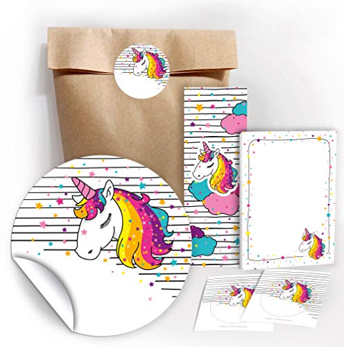 Mitgebsel Kindergeburtstag 12 Geschenktüten + 12 Aufkleber + 12 Lesezeichen + 12 Mini-Notizblöcke Einhorn Unicorn / Gastgeschenk für Kinder Mädchen Geburtstag Party-Zubehör Giveaways Tiere Mitgebsel Kindergeburtstag 12 Geschenktüten + 12 Aufkleber + 12 Lesezeichen + 12 Mini-Notizblöcke Einhorn Unicorn / Gastgeschenk für Kinder Mädchen Geburtstag Party-Zubehör Giveaways Tiere von JuNa-Experten