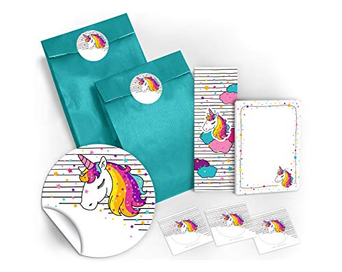 Mitgebsel Kindergeburtstag 12 Geschenktüten + 12 Aufkleber + 12 Lesezeichen + 12 Mini-Notizblöcke Einhorn Unicorn / Gastgeschenk für Kinder Mädchen Geburtstag Party-Zubehör Giveaways Tiere Mitgebsel Kindergeburtstag 12 Geschenktüten + 12 Aufkleber + 12 Lesezeichen + 12 Mini-Notizblöcke Einhorn Unicorn / Gastgeschenk für Kinder Mädchen Geburtstag Party-Zubehör Giveaways Tiere von JuNa-Experten