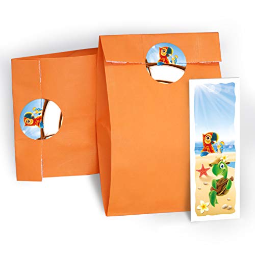 Mitgebsel Set aus 12 Geschenktüten, 12 Aufkleber und 12 Lesezeichen Papagei/Gastgeschenk bei Geburtstag Kindergeburtstag für Kinder Mädchen Jungen Jungs Party-Tüten Mitgebsel Set aus 12 Geschenktüten, 12 Aufkleber und 12 Lesezeichen Papagei/Gastgeschenk bei Geburtstag Kindergeburtstag für Kinder Mädchen Jungen Jungs Party-Tüten von JuNa-Experten