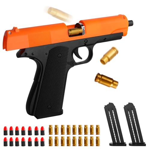 JuanKidbo Spielzeug Pistolen für Kinder, Spielzeugpistole mit Magazine und Schaumstoff Kugeln, Toy Gun, Spielzeug-Schaumstoff-Blaster für Jungen und Mädchen ab 6 7 8 9+ Jahren JuanKidbo Spielzeug Pistolen für Kinder, Spielzeugpistole mit Magazine und Schaumstoff Kugeln, Toy Gun, Spielzeug-Schaumstoff-Blaster für Jungen und Mädchen ab 6 7 8 9+ Jahren von JuanKidbo