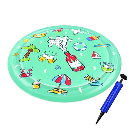 Dog Water Play, Pet Splash Pad, 39.37 Inches, Cooling Mat, Outdoor Water Cushion, Interactive Sprinkler, for Dogs and Puppies for Pool, Backyard, Playground, Garden, Lawn, Indoors Dog Water Play, Pet Splash Pad, 39.37 Inches, Cooling Mat, Outdoor Water Cushion, Interactive Sprinkler, for Dogs and Puppies for Pool, Backyard, Playground, Garden, Lawn, Indoors von Jubepk