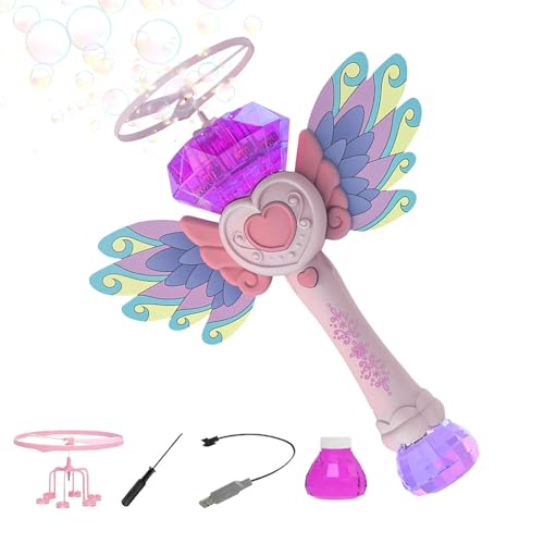Jubepk Bubble Blower Wand, Rechargeable Maker Stick, Electric Handheld Kids Toy for Outdoor Fun, Beach Games, Party Supplies Boys, Girls, Backyard, Summer Activities, 13.78 Inches Jubepk Bubble Blower Wand, Rechargeable Maker Stick, Electric Handheld Kids Toy for Outdoor Fun, Beach Games, Party Supplies Boys, Girls, Backyard, Summer Activities, 13.78 Inches von Jubepk
