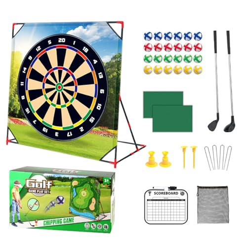 Jubepk Chip and Stick Golf Game, Indoor Outdoor Hitting Mat, Swing Training Sports Toy, Putting Practice Sticky Target Pad, Golf Challenge Set, for Kids, Adults, Backyard, Lawn, Garden Jubepk Chip and Stick Golf Game, Indoor Outdoor Hitting Mat, Swing Training Sports Toy, Putting Practice Sticky Target Pad, Golf Challenge Set, for Kids, Adults, Backyard, Lawn, Garden von Jubepk