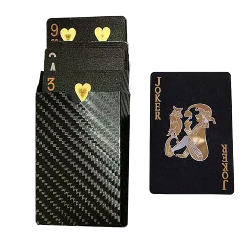 Jubepk Deck of Playing Cards, Classic Poker Game Set, Standard Size Board Deck, Waterproof Design Red for Family Night, Travel, Club, Camping, Bar, Adults, Kids Jubepk Deck of Playing Cards, Classic Poker Game Set, Standard Size Board Deck, Waterproof Design Red for Family Night, Travel, Club, Camping, Bar, Adults, Kids von Jubepk