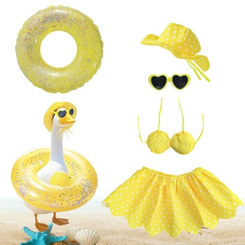 Jubepk Enten Kostüm | Outdoor-Zubehör Für Deko-Enten,Festliche Gartenparty Dekoration Für Themenfeste Saisonale Feiern Außendekor Mit Stil von Jubepk