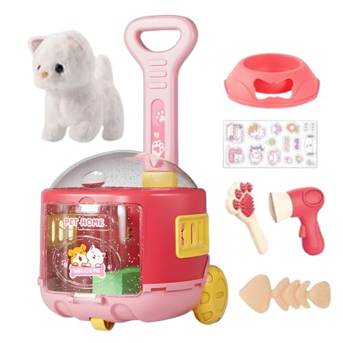 Jubepk Interaktives Haustier | Elektrisches Tier Gehend Bellender Rollkoffer | Realistisches Kuscheltier Für Rollenspiele Geburtstag Mädchen Kinder Jubepk Interaktives Haustier | Elektrisches Tier Gehend Bellender Rollkoffer | Realistisches Kuscheltier Für Rollenspiele Geburtstag Mädchen Kinder von Jubepk