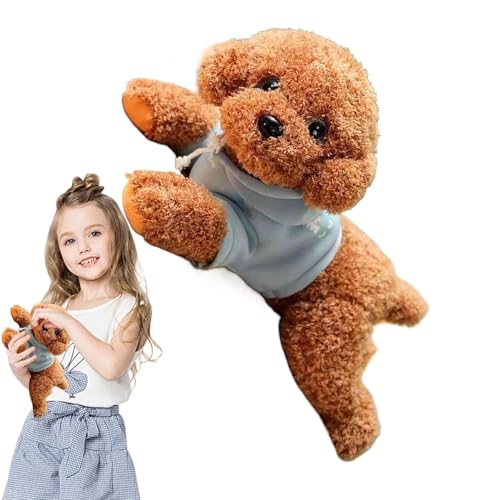 Jubepk Plush Dog Toy, Cartoon Dog Plush, Stuffed Animal Dog, Cute Puppy Plush, Soft Plush Dog, Simulation Puppy Toy, Cartoon Puppy Plush 35x28x22cm/13.78x11.02x8.66 Inches for Kids and von Jubepk