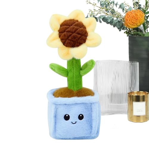 Jubepk Potted Flower Plush, Soft Simulation Plant Doll, 34.1/16.8/12.1 Inches, Exquisite Floral Stuffed Toy, Cozy Decorative for Home, Company, and Gift Giving (Multicolor) von Jubepk