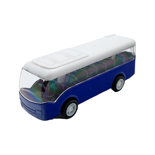 Jubepk Pullback Bus, Friction Powered Car Toys, Inertial Metal Vehicles, Sturdy Construction, Kid-Friendly Design, for Ages 3-5, 3.54x1.02x1.06in Ideal for Indoor Play and Birthday Gift von Jubepk