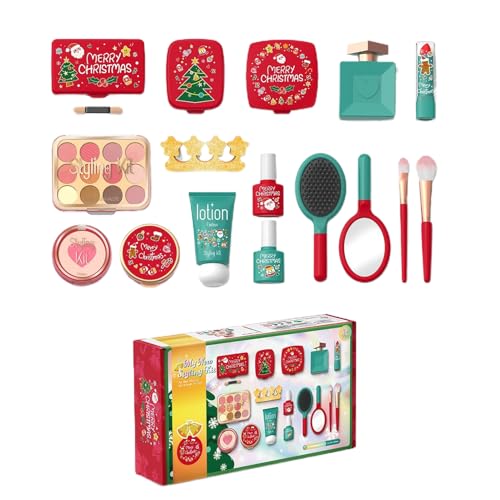 Jubepk Schmink-Spielset Für Kleinkinder - Spielschminke Für Kinder,Prinzessin Verkleidung Spielzeug Geschenk Für Kinder Mädchen von Jubepk