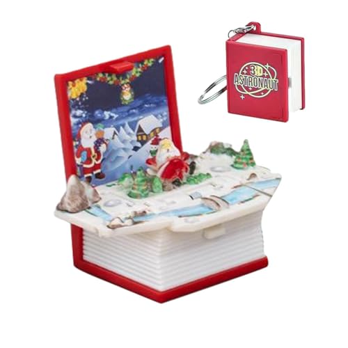3D-Schlüsselanhänger Popup Book – Spielzeug für Rucksack, Fidget Keychain, Fidget, niedliche Spieler für Autoschlüssel, 3D, für Frauen, Männer, von Jubilofex