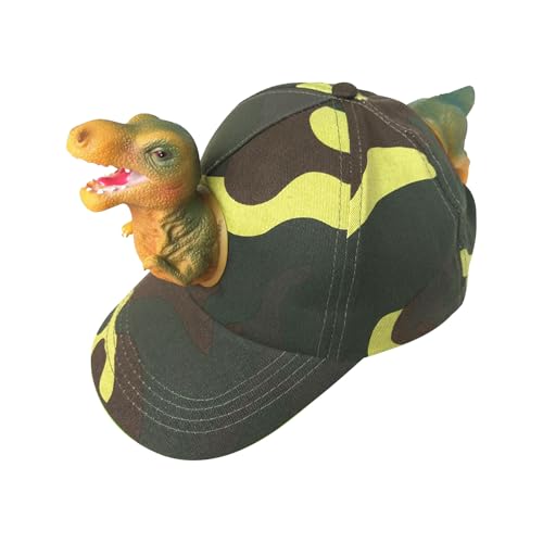 Baseballhut für Kinder | Baseballhut mit Dinosaurier-Tieren, modische Kopfbedeckung, Sonnenschutz, Eltern-Kind-Kostüm für Geburtstag, Schule, Reisen, Wandern Baseballhut für Kinder | Baseballhut mit Dinosaurier-Tieren, modische Kopfbedeckung, Sonnenschutz, Eltern-Kind-Kostüm für Geburtstag, Schule, Reisen, Wandern von Jubilofex