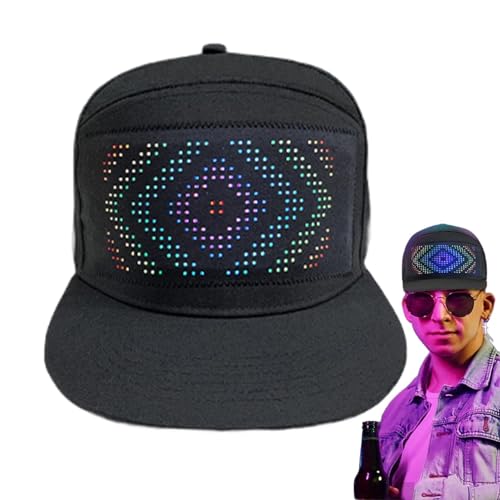 Bearbeitbarer | LED - -Anzeigemeldung - Wechselseller Bildschirm Einfach zu anwenden Mobile App Control für Hip Hop, Street Dance, DJ, Kostüme Cosplay Bearbeitbarer | LED - -Anzeigemeldung - Wechselseller Bildschirm Einfach zu anwenden Mobile App Control für Hip Hop, Street Dance, DJ, Kostüme Cosplay von Jubilofex